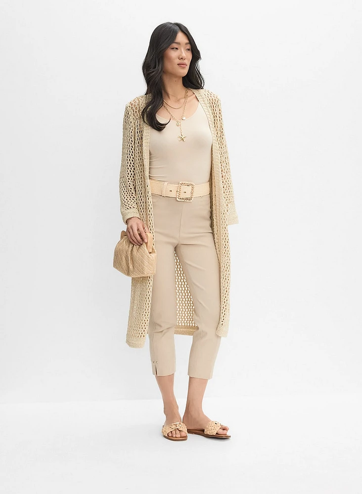 Joseph Ribkoff - Metallic Open Weave Cardigan