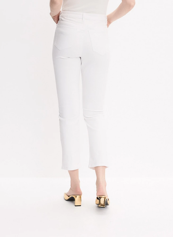 Straight-Leg Ankle Jeans