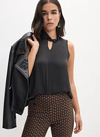 Joseph Ribkoff - Twisted High-Neck Blouse