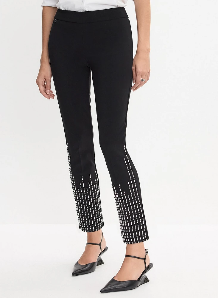 Joseph Ribkoff - Rhinestone Detail Pants