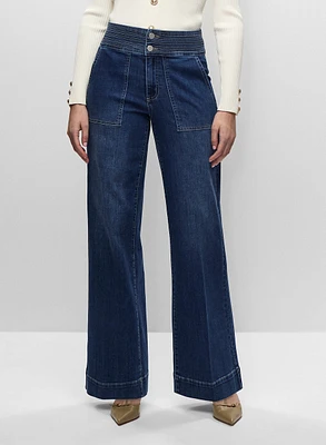 High-Waist Trouser Jeans