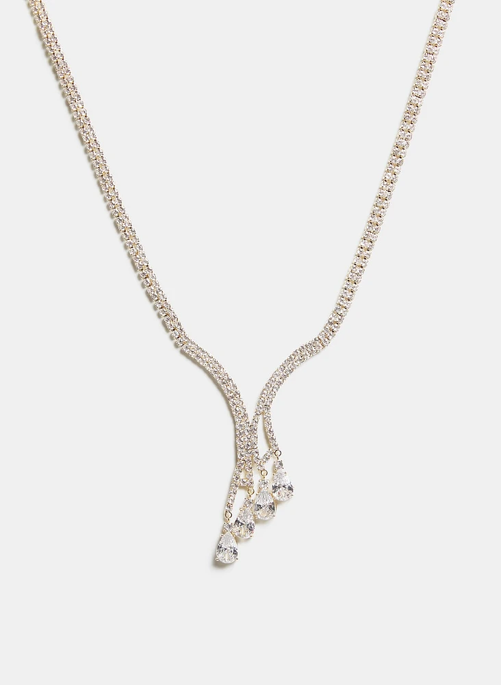 Teardrop Crystal Necklace