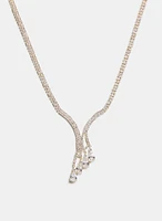 Teardrop Crystal Necklace