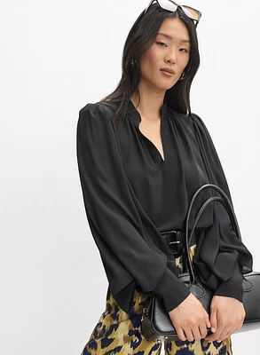 Balloon Sleeve Blouse
