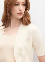 Pointelle Knit Bolero