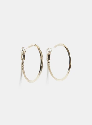 Smooth Hoop Earrings