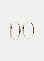 Smooth Hoop Earrings