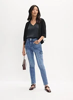 Joseph Ribkoff - Cropped Open Blazer