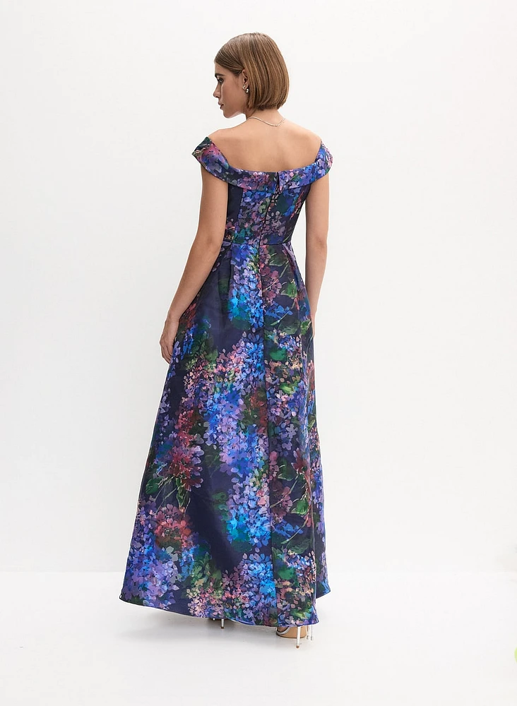 Robe de soirée florale