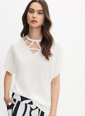 Joseph Ribkoff - Cut-Out Detail Top