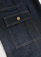 Wide Leg Cargo Jeans