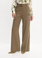 Wide Leg Utility Pants