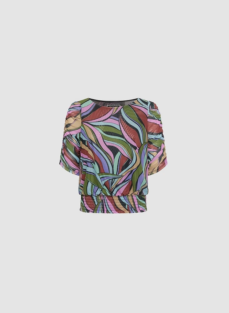 Abstract Print Top