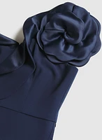 Asymmetrical Ruffle Dress