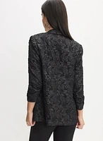 Floral Jacquard Jacket