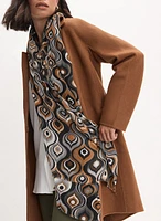 Abstract Print Rectangular Scarf