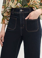 Wide Leg Culotte Jeans