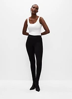 Pantalon jambe étroite à enfiler