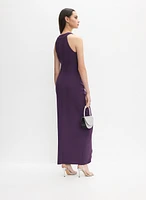 Beaded Halter Dress