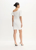 BA Nites - Asymmetric Off-Shoulder Dress