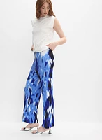 Joseph Ribkoff - Abstract Plissé Pants