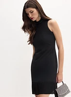 Sleeveless Crepe Dress