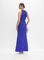 Robe en taffetas texturé