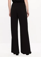 Slit Detail Wide Leg Pants