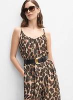 Joseph Ribkoff - Leopard Chiffon Jumpsuit