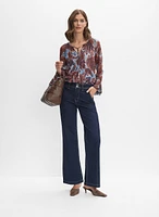 Paisley Bell Cuff Top