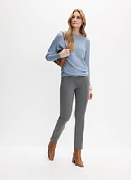 Pantalon droit à plis avant