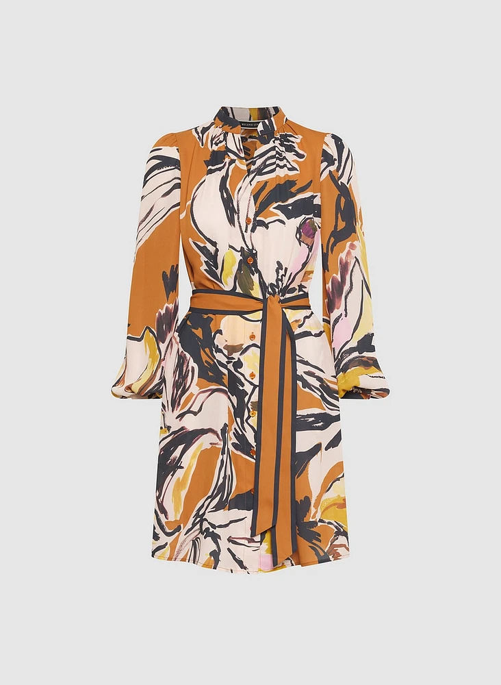 Floral Shirt Dress