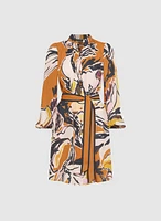 Floral Shirt Dress