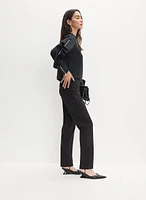 Pull-On Straight Leg Cargo Pants