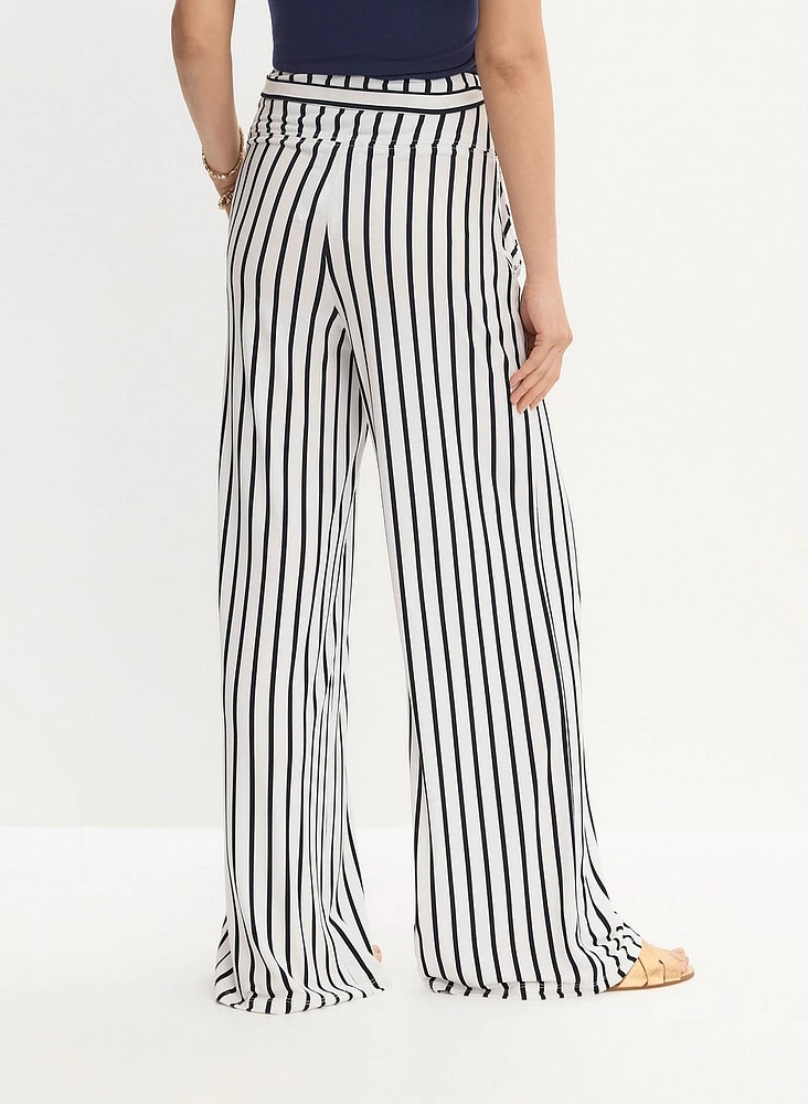 Joseph Ribkoff - Striped Wide Leg Pants