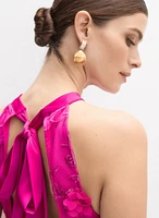 Adrianna Papell - Robe sans manches à rosettes