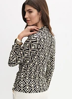 Abstract Print Top