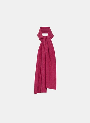 Foulard rectangulaire en mélange de laine