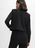 Joseph Ribkoff - Cropped Notched Collar Jacket