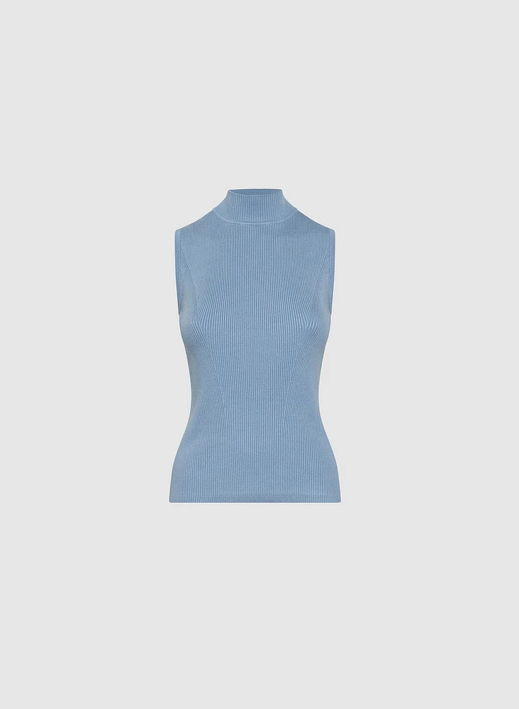 Essential Mock Neck Tank Top