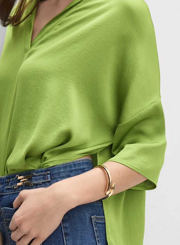 Joseph Ribkoff - Satin Polo Blouse