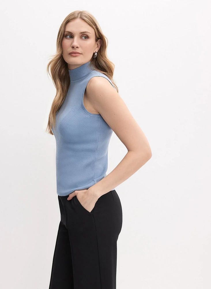 Essential Mock Neck Tank Top