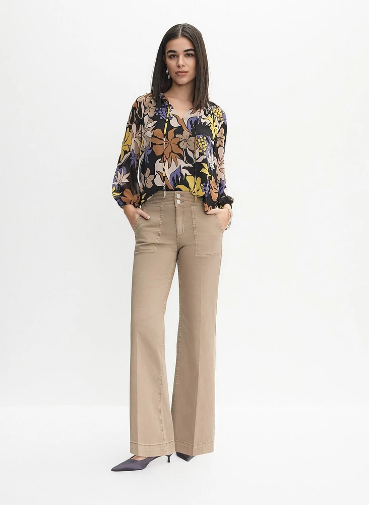 Wide-Leg Trouser Jeans