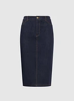 Denim Pencil Skirt