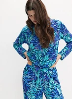 Leaf Print Pyjama Set