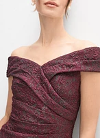 Metallic Jacquard Dress