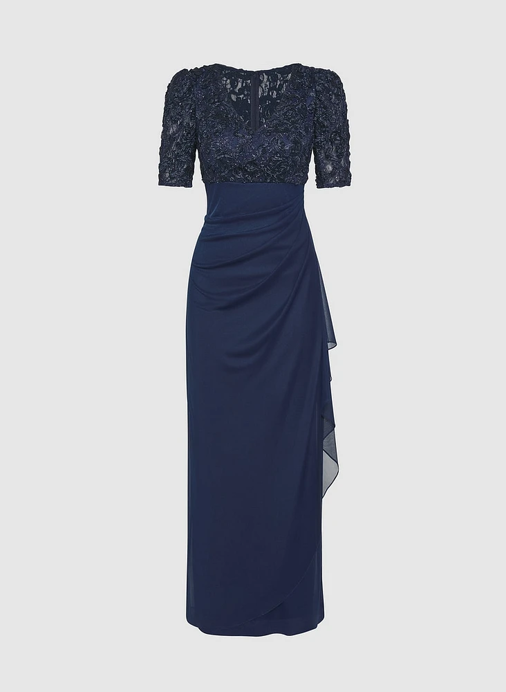 Embellished Soutache Embroidered Dress