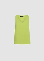 Essential Sleeveless V-Neck Blouse