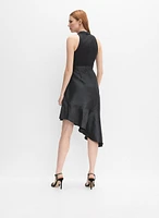 Crepe & Taffeta Dress