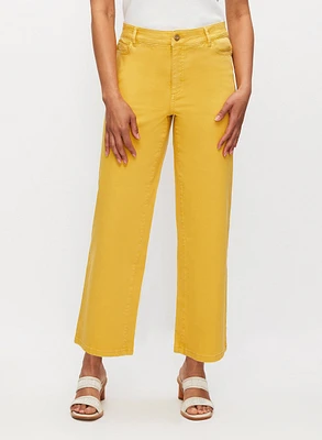 Straight Leg Culotte Jeans